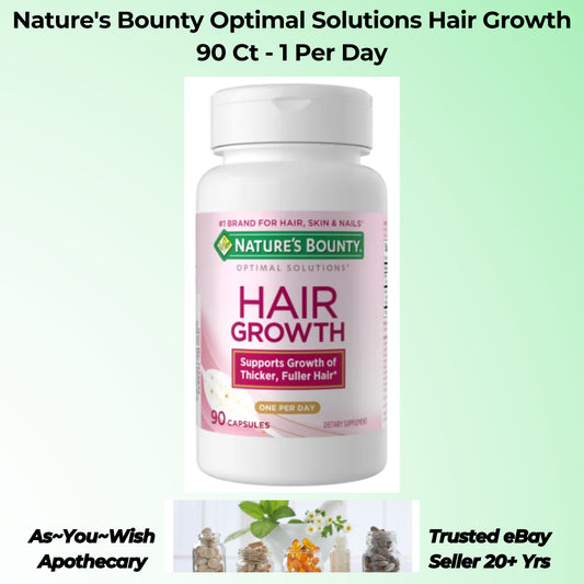 Nature'S Bounty Hair Growth Capsules 90Ct | Thicker Fuller Hair Support, EXP6/25