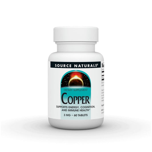 Source Naturals, Inc. Copper 3 Mg 60 Tablet