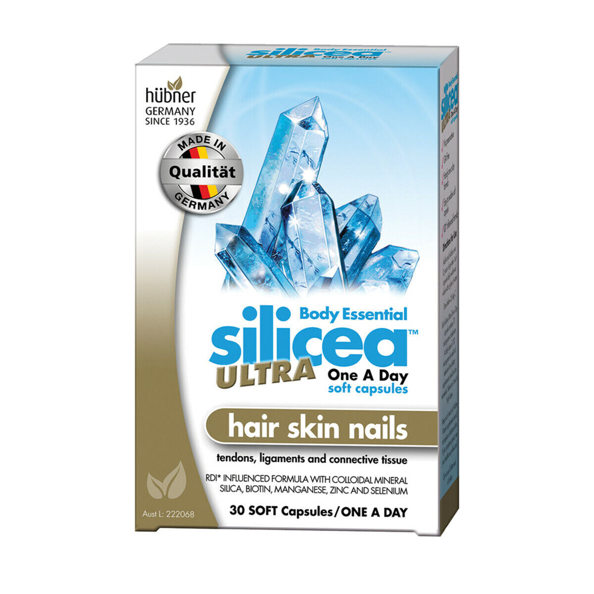 NEW Silicea Body Essential Ultra 30 Capsules One a Day Silica