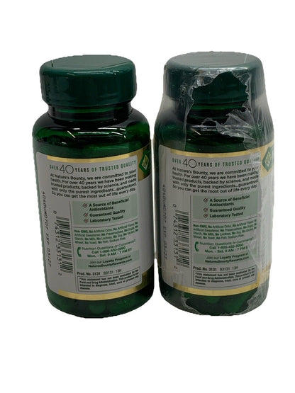 Nature'S Bounty Green Tea Capsules - 315 Mg - 100 Count Antioxidant Lot of 2