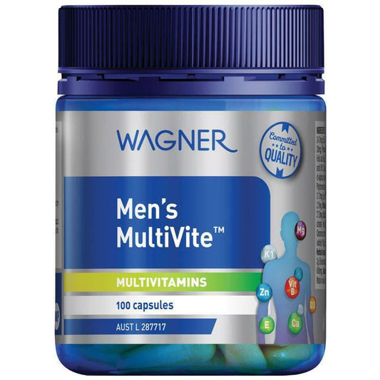 NEW Wagner Mens Multivite 100 Capsules Women'S Multi Vite