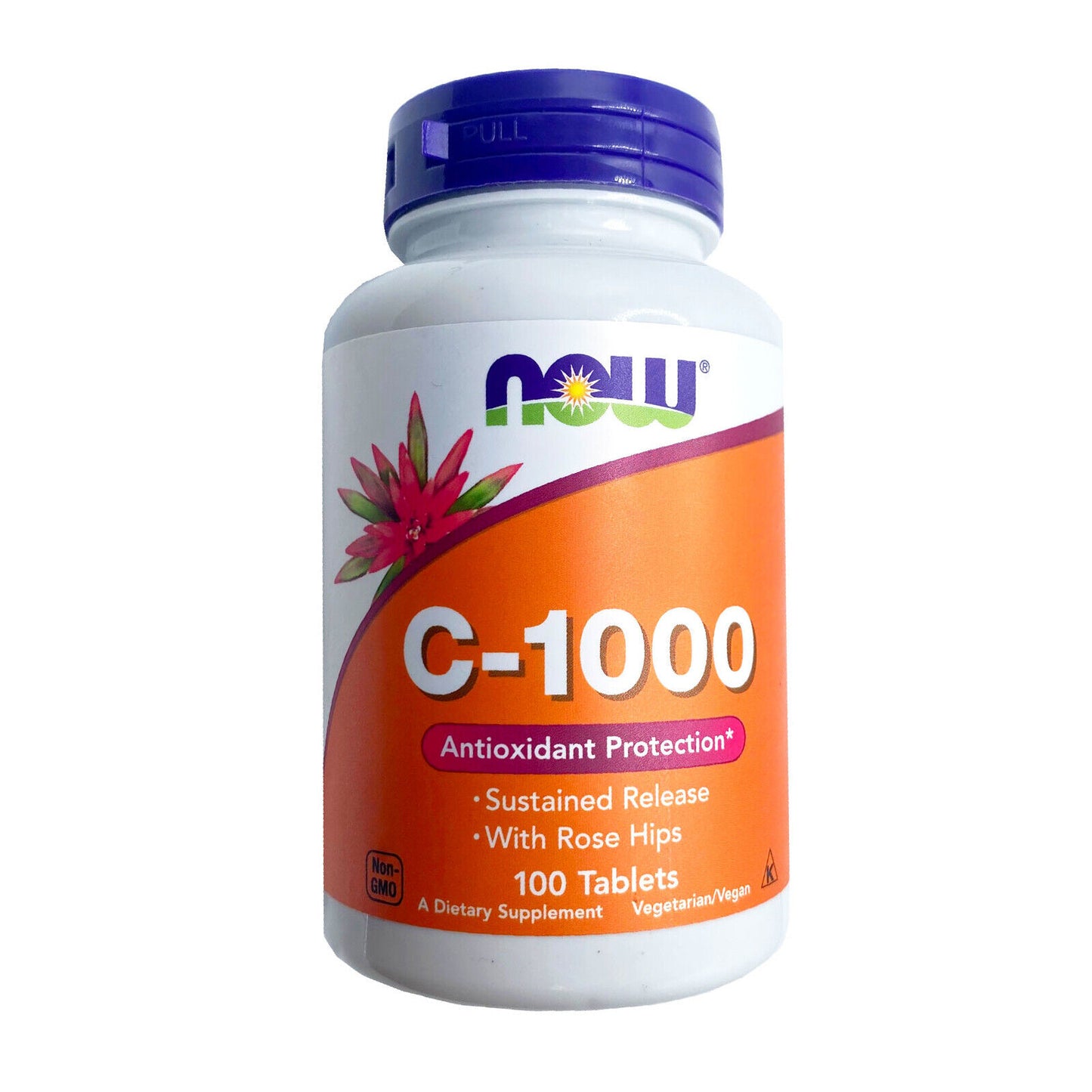 *Brand New* NOW Foods Vitamin C-1000 with Rose Hips 100 Tablet Exp 09/2027