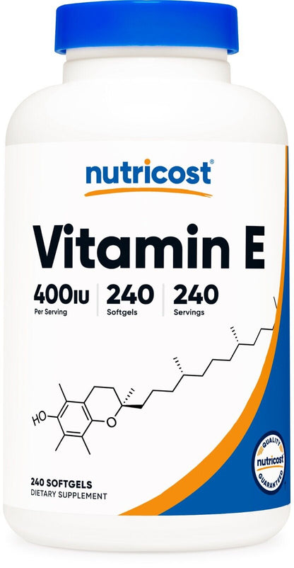 Nutricost Vitamin E 400 IU - 240 Softgel Capsules