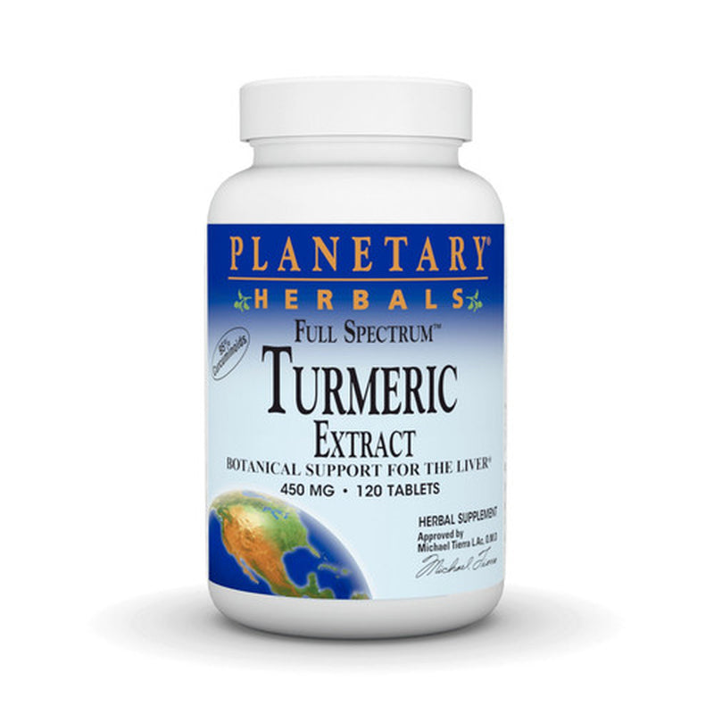 Planetary Herbals Full Spectrum Turmeric Ext 450MG 120 Tablet