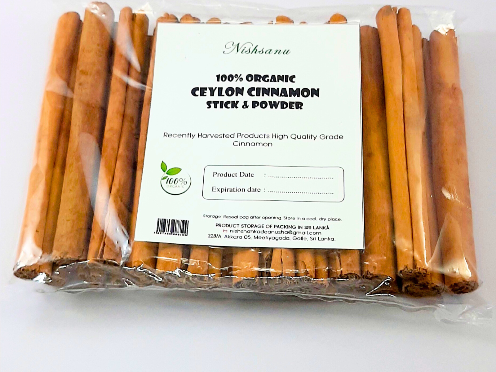 Organic Ceylon Cinnamon Sticks Alba High Quality Grade 100% Pure