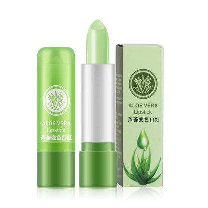 Aloe Vera Natural Temperature Changed Color Lipstick Moisture Balm\ Lip G9J7