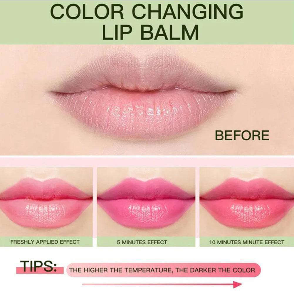 Aloe Vera Natural Temperature Changed Color Lipstick Moisture Balm\ Lip G9J7