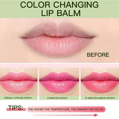 Aloe Vera Natural Temperature Changed Color Lipstick Moisture Balm\ Lip G9J7