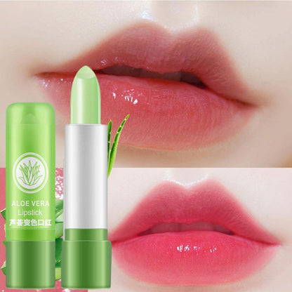 Aloe Vera Natural Temperature Changed Color Lipstick Moisture Balm\ Lip G9J7