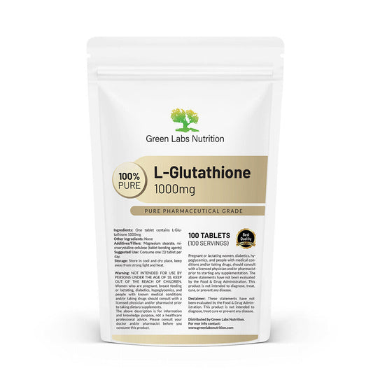 L-Glutathione 1000Mg Tablets Liver Health Strong Antioxidant anti UV Radiation